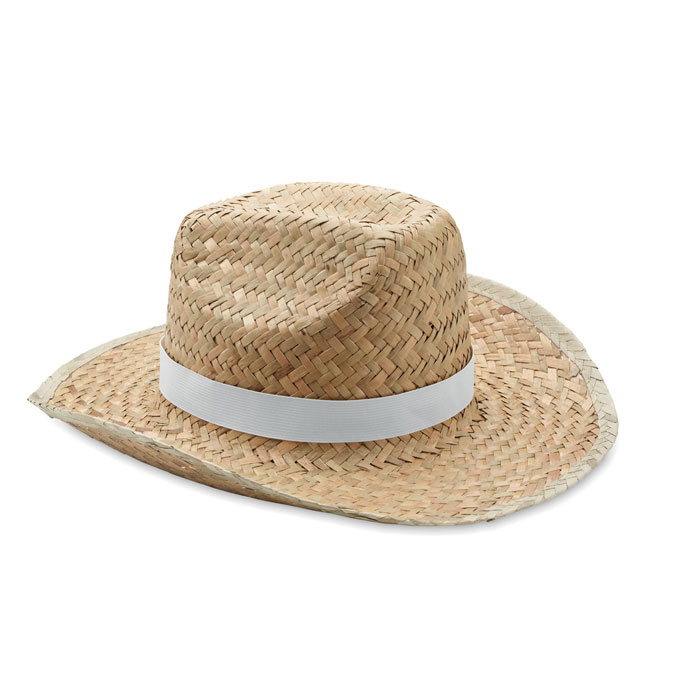 Sombrero de vaquero de paja Texas. Sombreros de paja para el verano promocionales personalizados. Regalos de empresa y corporativos personalizados.