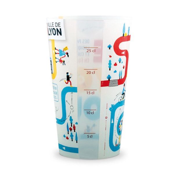 Vasos reutilizables para eventos y festivales