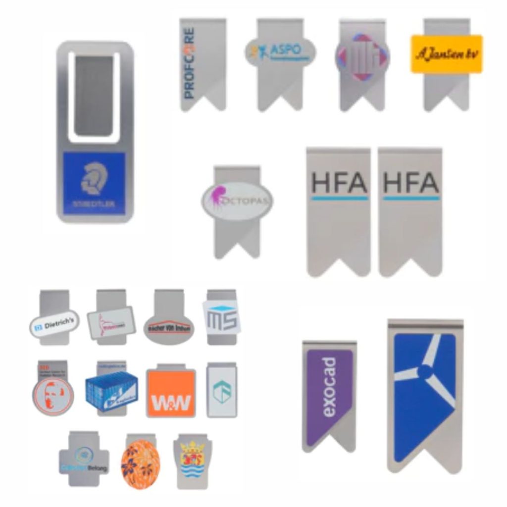 Clips personalizados con logo