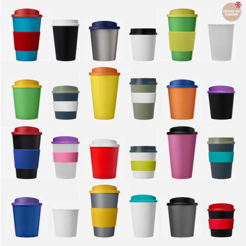 Vasos americanos promocionales para personalizar con tu marca. Diferentes capacidades y modelos para que puedas combinar hasta dar con el que más te gusta.