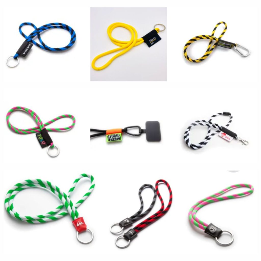 Lanyards y llaveros tubulares totalmente personalizados para que tu marca destaque.