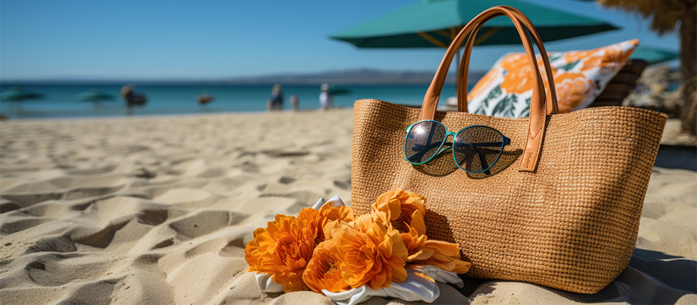Merchandising bolsas personalizadas de playa para regalos de empresa